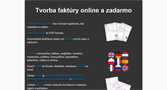 Desktop Screenshot of online-faktury.com